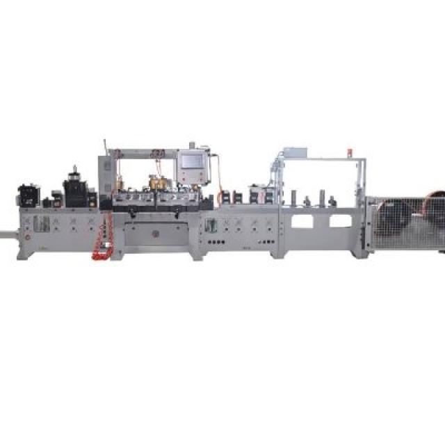 Strip edge trimming  lines  with oscillating winder 